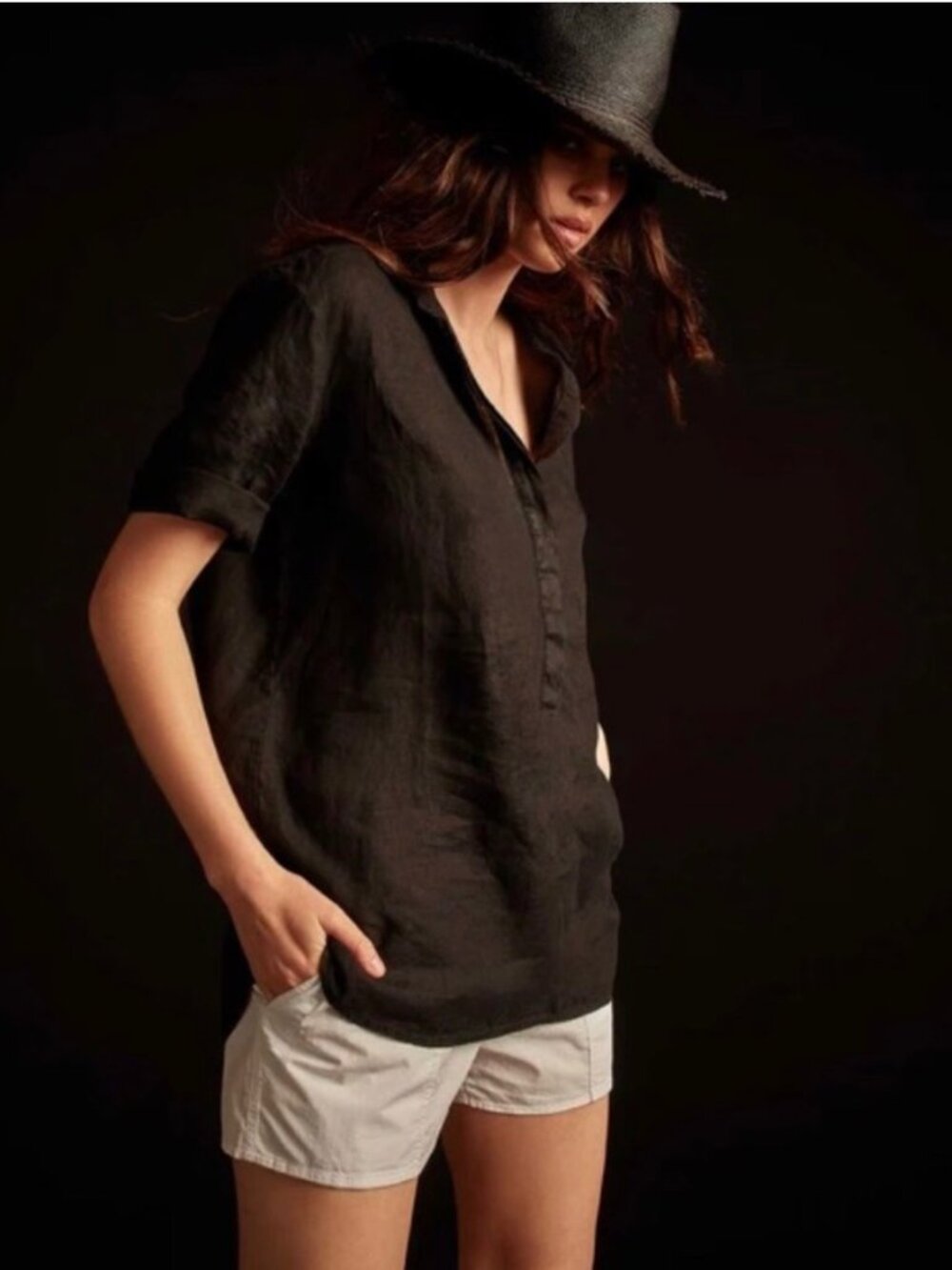James Pierce Linen Short Sleeve T-shirt